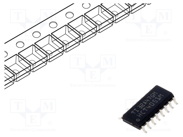 IC: digital; demultiplexer,multiplexer; SMD; SO16; 4.5÷5.5VDC; HCT