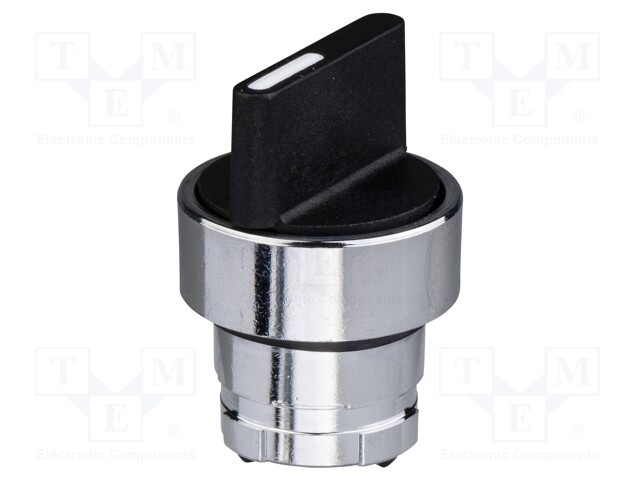 Switch: rotary; Stabl.pos: 3; 22mm; black; Illumin: none; IP65; Pos: 3