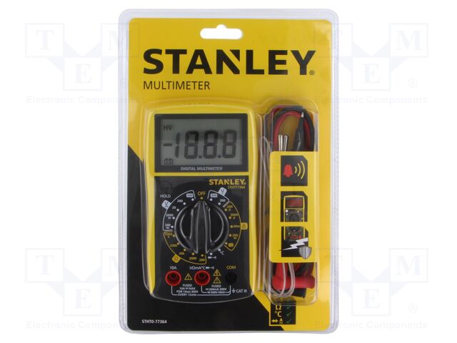 Digital multimeter; LCD; 3,5 digit (1999); 2-3x/s; VAC: 200V,300V