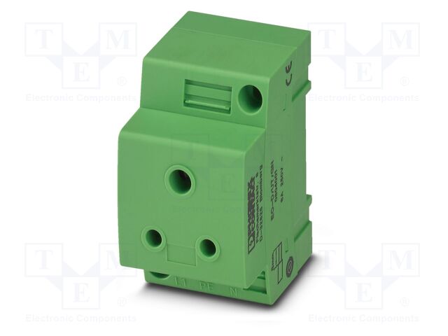 Connector: AC supply; socket; female; 6A; PIN: 3; screw terminal