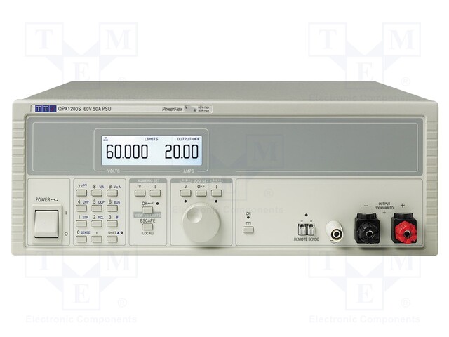Power supply: laboratory; Channels: 1; 0÷60VDC; 0÷50A; Plug: EU,UK