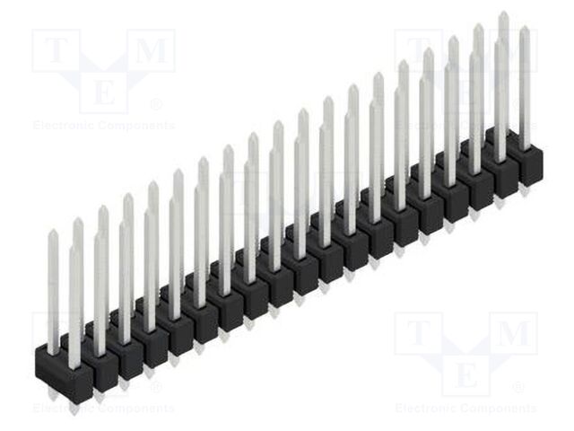 Connector: pin strips; pin header; male; PIN: 38; 2.54mm; THT; 2x19