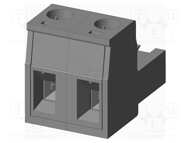 Connector: pluggable terminal block; plug; female; straight; grey