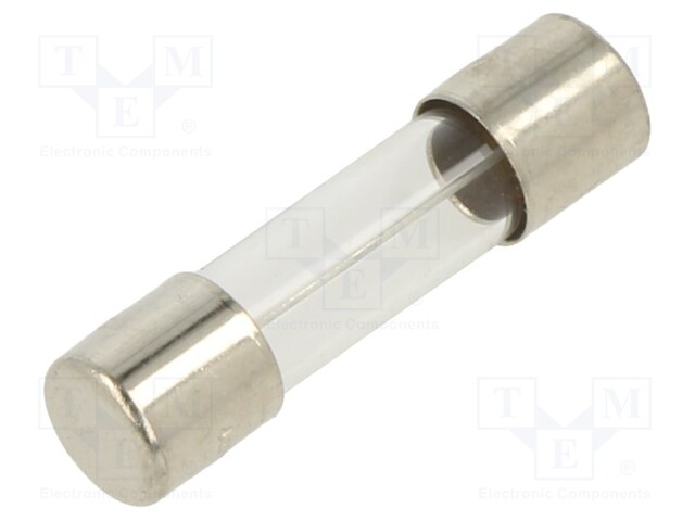 Fuse: fuse; quick blow; 15A; 125VAC; cylindrical,glass; 5x20mm
