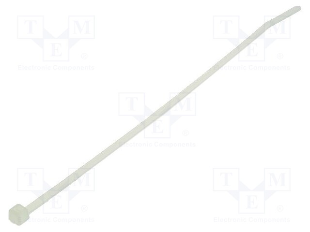 Cable tie; L: 140mm; W: 2.5mm; polyamide; 80N; natural; Ømax: 35mm