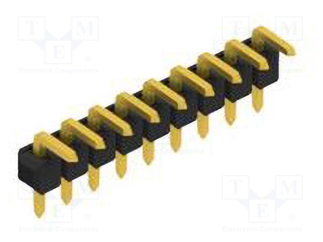 Connector: pin strips; pin header; male; PIN: 9; 2.54mm; THT; 1x9