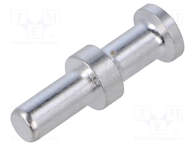 Heavy Duty Connector Contact, CLASS CG Series, Pin, 5 AWG, Crimp, 100 A, Brass