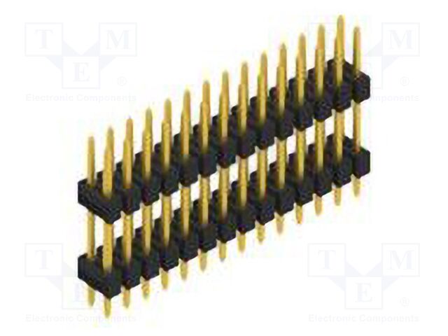 Connector: pin strips; pin header; male; PIN: 28; 2.54mm; THT; 2x14