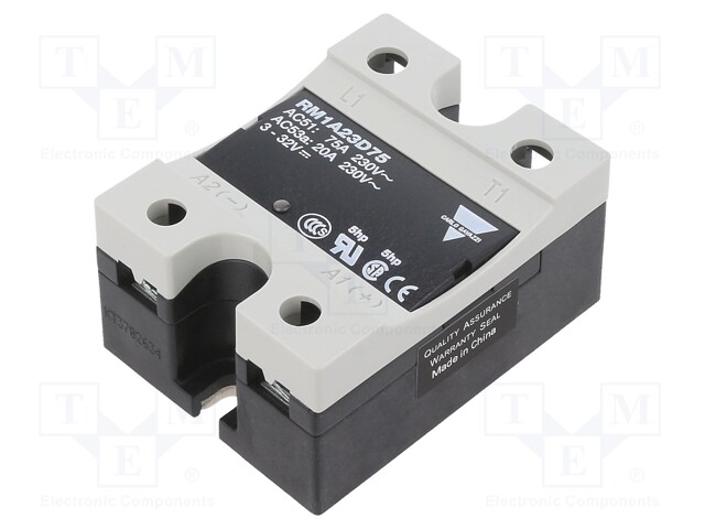 SSR, PANEL MOUNT, 265VAC, 32VDC, 75A
