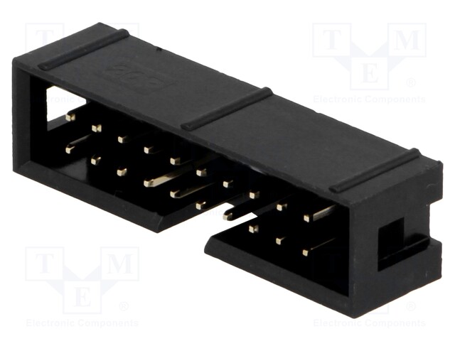 Socket; IDC; male; PIN: 20; straight; THT; gold-plated; 2.54mm