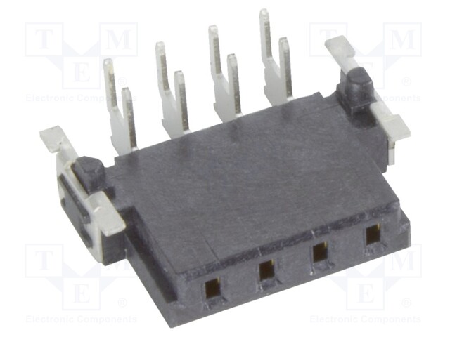 Connector: PCB to PCB; female; PIN: 4; 2.54mm; -55÷125°C; 22A; THT