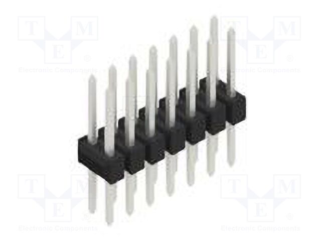 Connector: pin strips; pin header; male; PIN: 14; 2.54mm; THT; 2x7