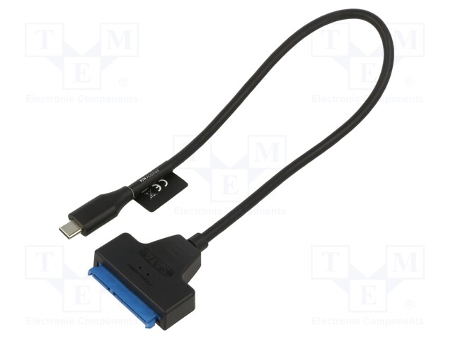 USB to SATA adapter; supports 1x HDD 2,5" and SSD; 0.2m