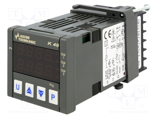 Module: regulator; temperature; SPST-NO; OUT 2: SPST-NO; on panel