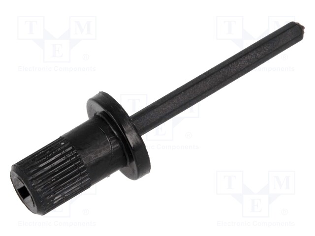 Knob; shaft knob; black; 12/21mm; Application: CA9M