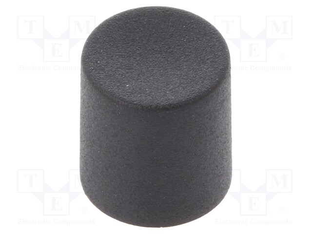 Knob: slider; Colour: black; Ø8.2x8.9mm; Mat: nylon