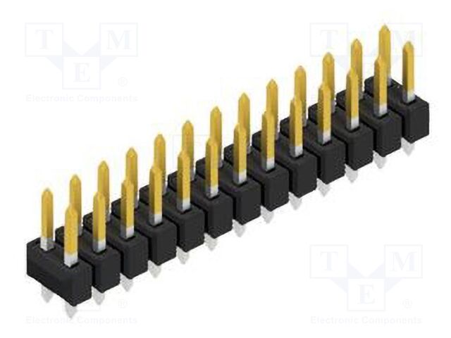 Connector: pin strips; pin header; male; PIN: 26; 2.54mm; THT; 2x13