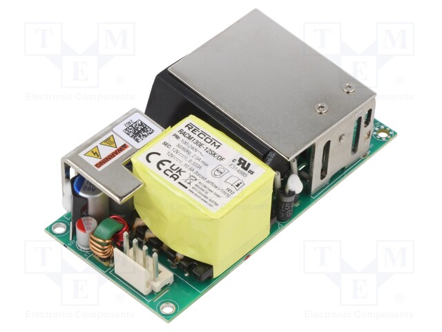 Power supply: switched-mode; 130W; 85÷264VAC; 12VDC; 10.8A; 86%