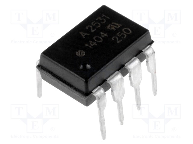 Optocoupler; THT; Channels: 2; Out: transistor; 3.75kV; 1Mbps; DIP8
