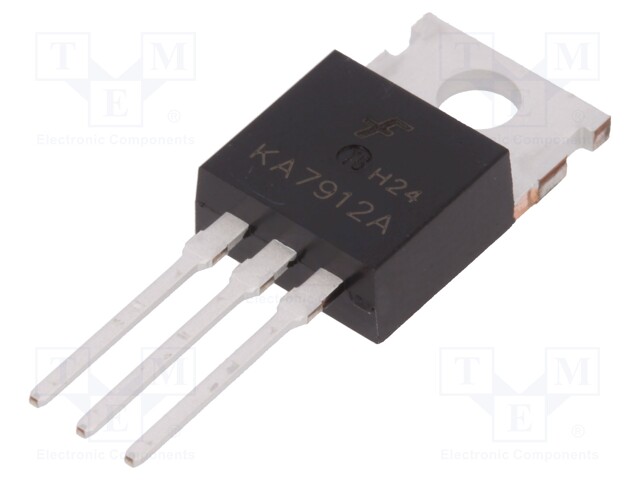 IC: voltage regulator; linear,fixed; -12V; 1A; TO220; THT