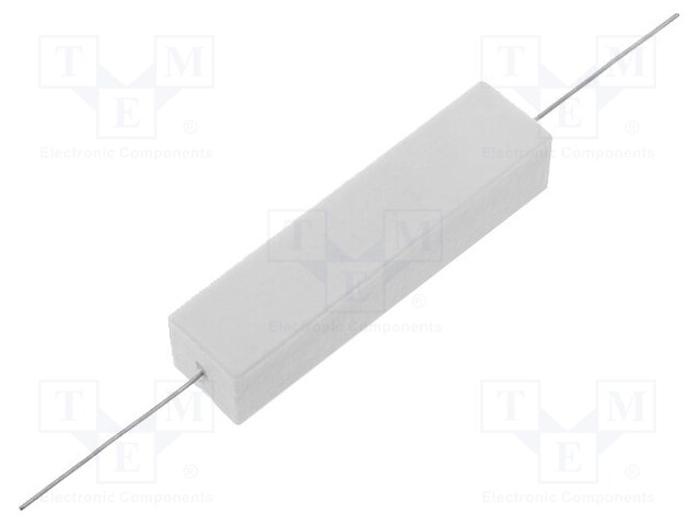 Resistor: wire-wound; cement; THT; 4.7Ω; 20W; ±5%; 14.5x13.5x60mm