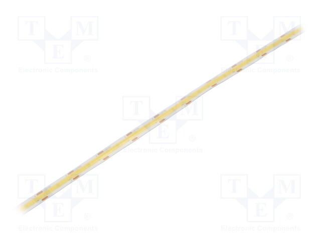 COB LED tape; white cold; 12V; LED/m: 480; 8mm; IP20; 8W/m; bendable