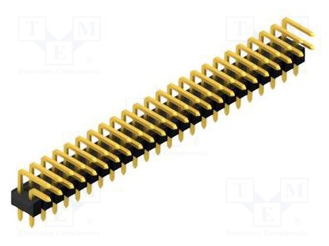Connector: pin strips; pin header; male; PIN: 48; 2.54mm; THT; 2x24