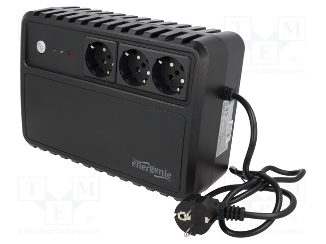 Power supply: UPS; with strip; 175x255x93mm; 360W; 600VA; 4.2kg