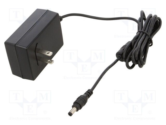 Power supply: switched-mode; plug; 18VDC; 1.38A; 25W; Plug: USA