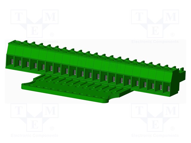 Connector: pluggable terminal block; plug; female; straight; 300V