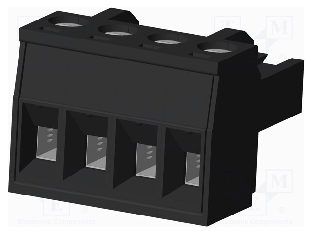 Connector: pluggable terminal block; plug; female; straight; 5mm