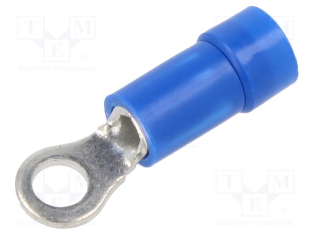 Tip: ring; Ø: 3.5mm; 1.5÷2.5mm2; crimped; for cable; insulated; blue