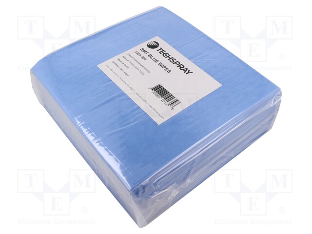 Cleaning cloth: cloth; cellulose,polyester; blue; 300pcs; dry