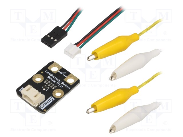 Sensor: conductivity; digital; 3.3÷5VDC; Channels: 1; Gravity; 10MΩ
