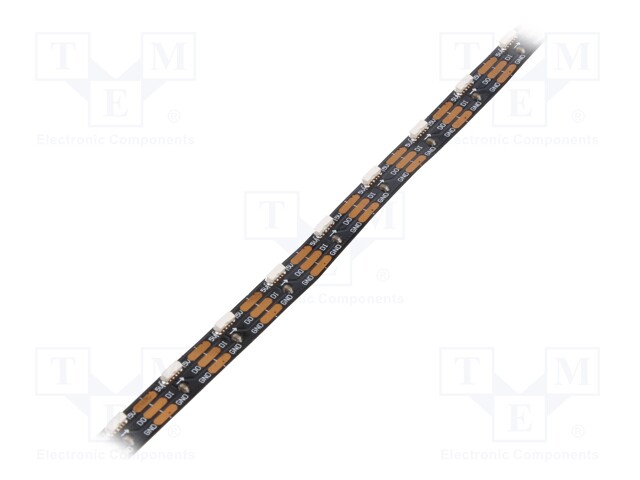 Programmable LED tape; RGBW; 4020; 5V; LED/m: 60; 8mm; black PCB