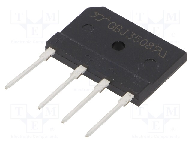 Single-phase bridge rectifier; Urmax: 800V; If: 35A; Ifsm: 420A
