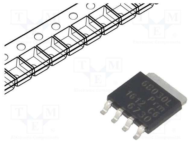 Transistor: N-MOSFET; unipolar; 30V; 71A; 58W; SOT669