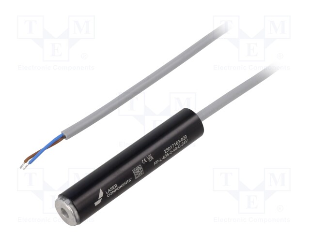 Module: laser; 2mW; red; line; 635nm; 4.5÷6VDC; 30÷150mA; Line Laser