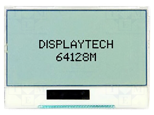 Display: LCD; graphical; 128x64; FSTN Positive; 77.4x52.4x10.5mm