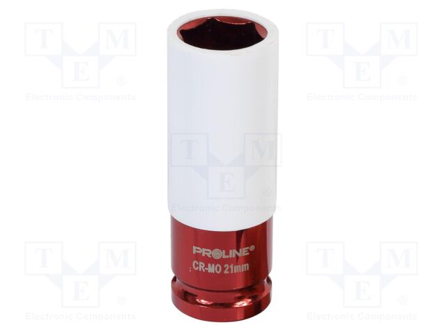 Socket; to wheels,socket spanner,impact; HEX 21mm; 1/2"