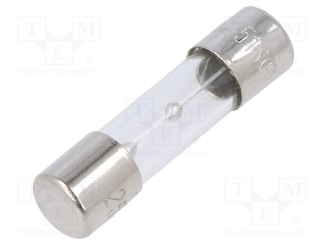 Fuse: fuse; time-lag; 7A; 250VAC; glass; 20x5.2mm; brass; bulk