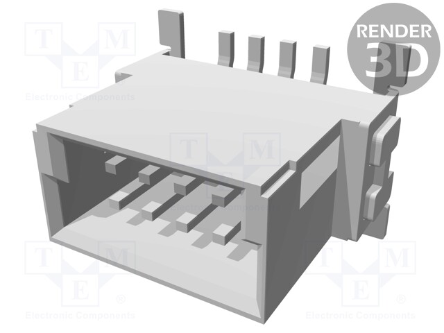 Connector: PCB to PCB; male; PIN: 8; 1.27mm; Series: har-flex; 2.3A