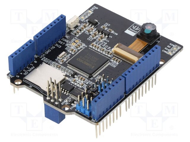 Arduino shield; SPI,UART; Comp: OV7725