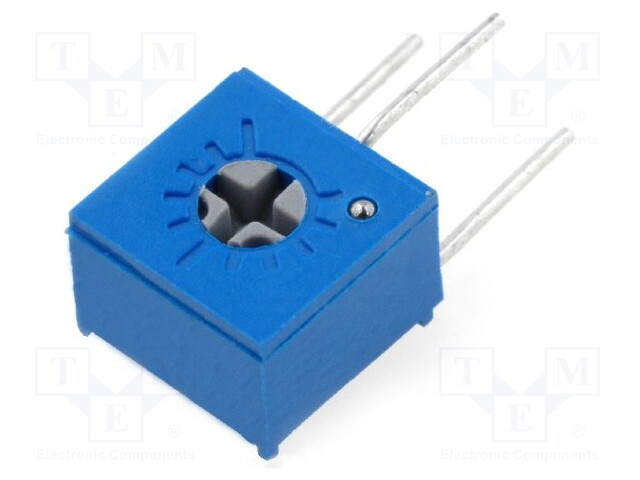 Potentiometer: mounting; single turn; 100Ω; 500mW; cermet