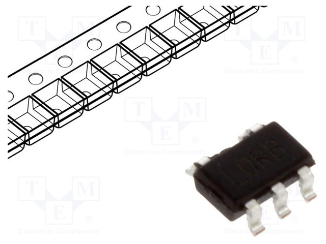 IC: voltage regulator; LDO,fixed; 3.3V; 0.15A; SOT23-5; SMD