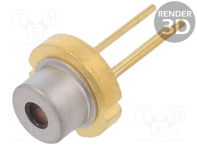 Diode: laser; 820-840nm; 500mW; 8/17; TO18; THT; Colour: infrared