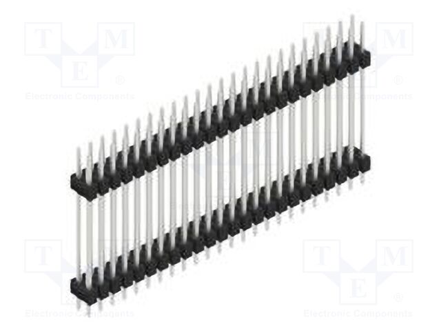 Connector: pin strips; pin header; male; PIN: 48; 2.54mm; THT; 2x24