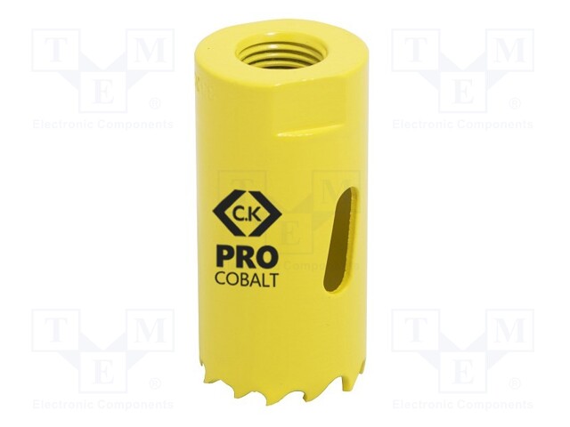 Hole saw; 38mm; aluminium,wood,metal,brass,steel,cast iron; PRO