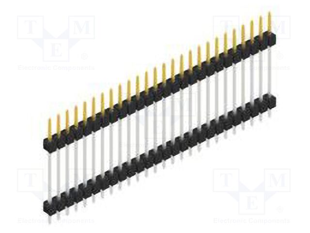 Connector: pin strips; pin header; male; PIN: 26; 2.54mm; THT; 1x26