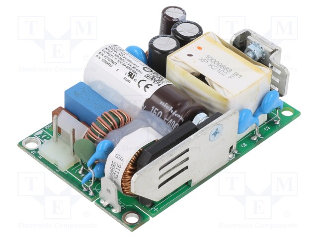 Power supply: switched-mode; 60W; 80÷264VAC; OUT: 1; 12VDC; 5A; 90%